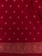 Dark green and Dark pink Dola silk saree- PBRSB2K