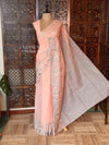 Peach Net kotta saree - PBR34B8