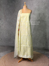 Linen unstitched salwar set: PBRUS36