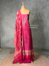 Tusser unstitched salwar set: PBRUS39