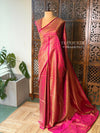 Magenta pure Jamwar Tanchui banarasi saree: PBR56E4
