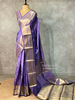 Lavender Banarasi silk Saree - RUK1E