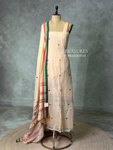 Jamdani unstitched salwar set: PBRUS41