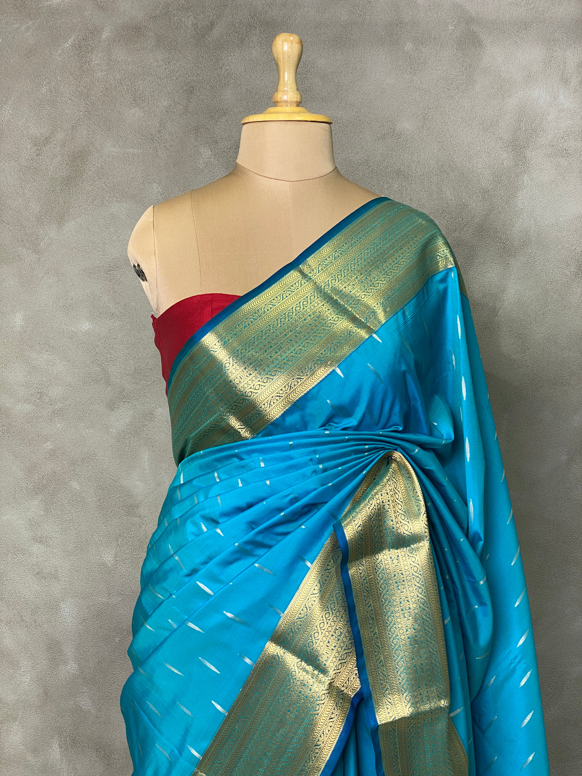 Blue Kanchipuram Silk saree - PSS