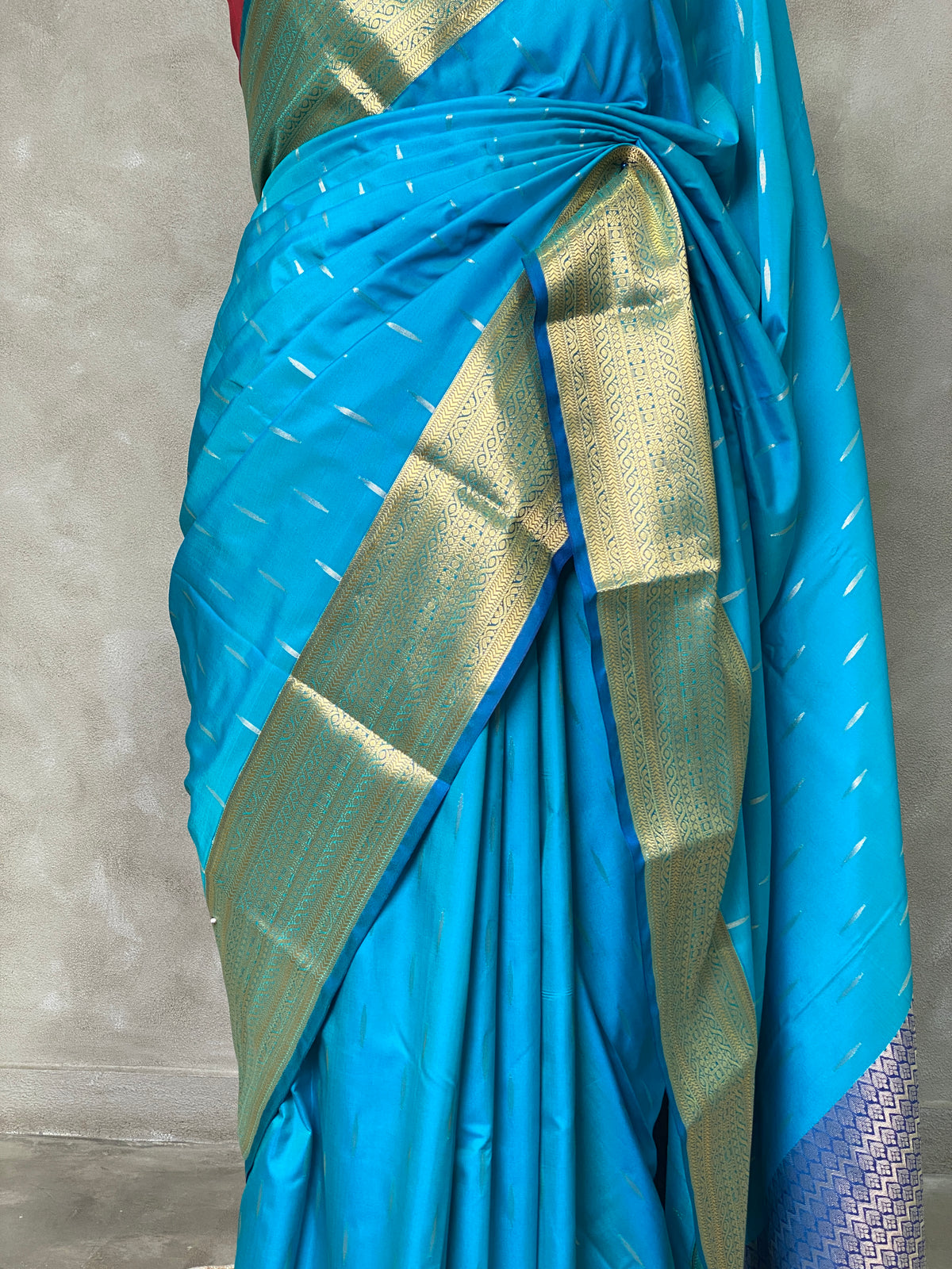 Blue Kanchipuram Silk saree - PSS