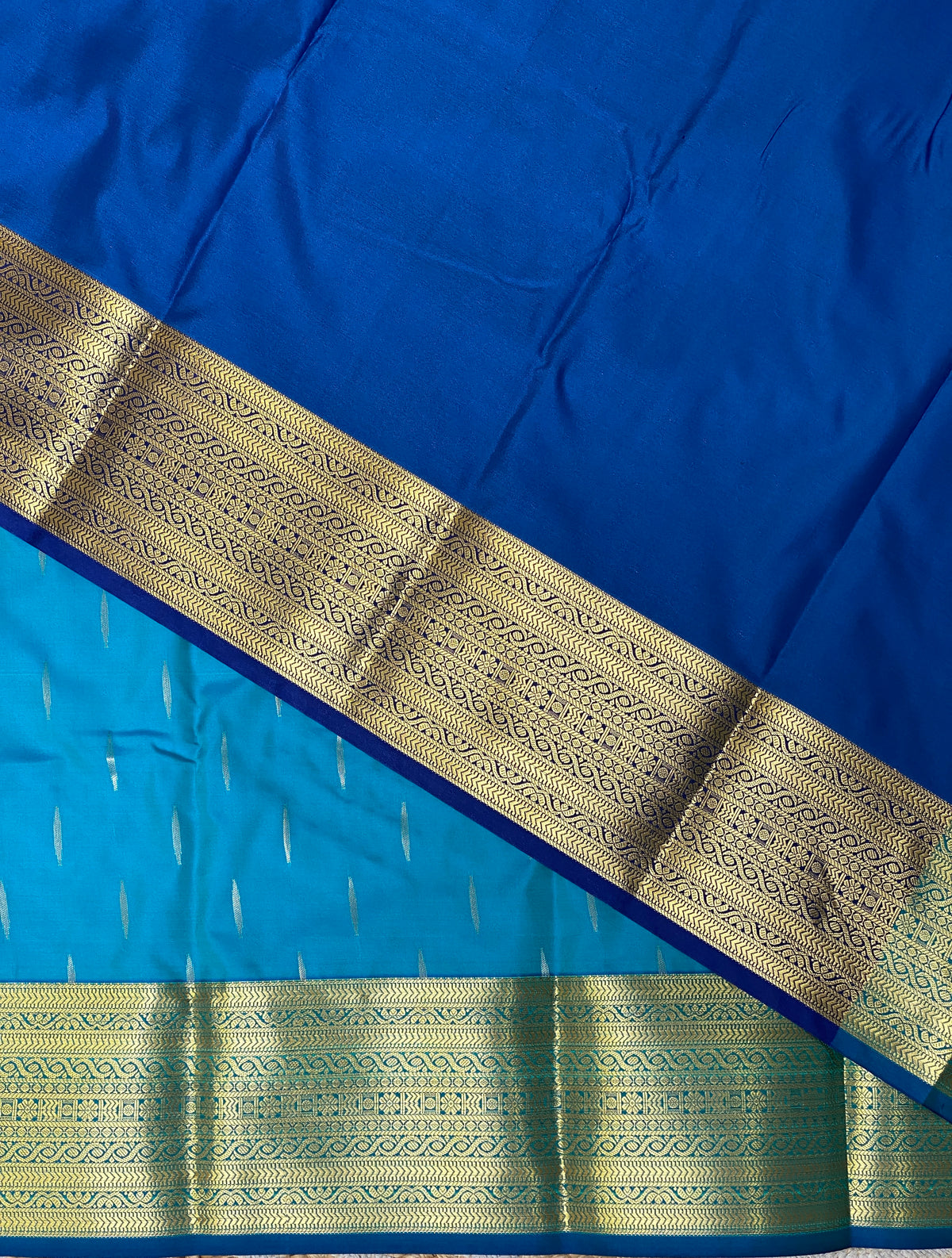 Blue Kanchipuram Silk saree - PSS