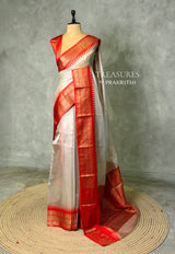Soft Tissue Silk saree - PBRZU5B