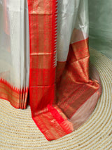 Soft Tissue Silk saree - PBRZU5B