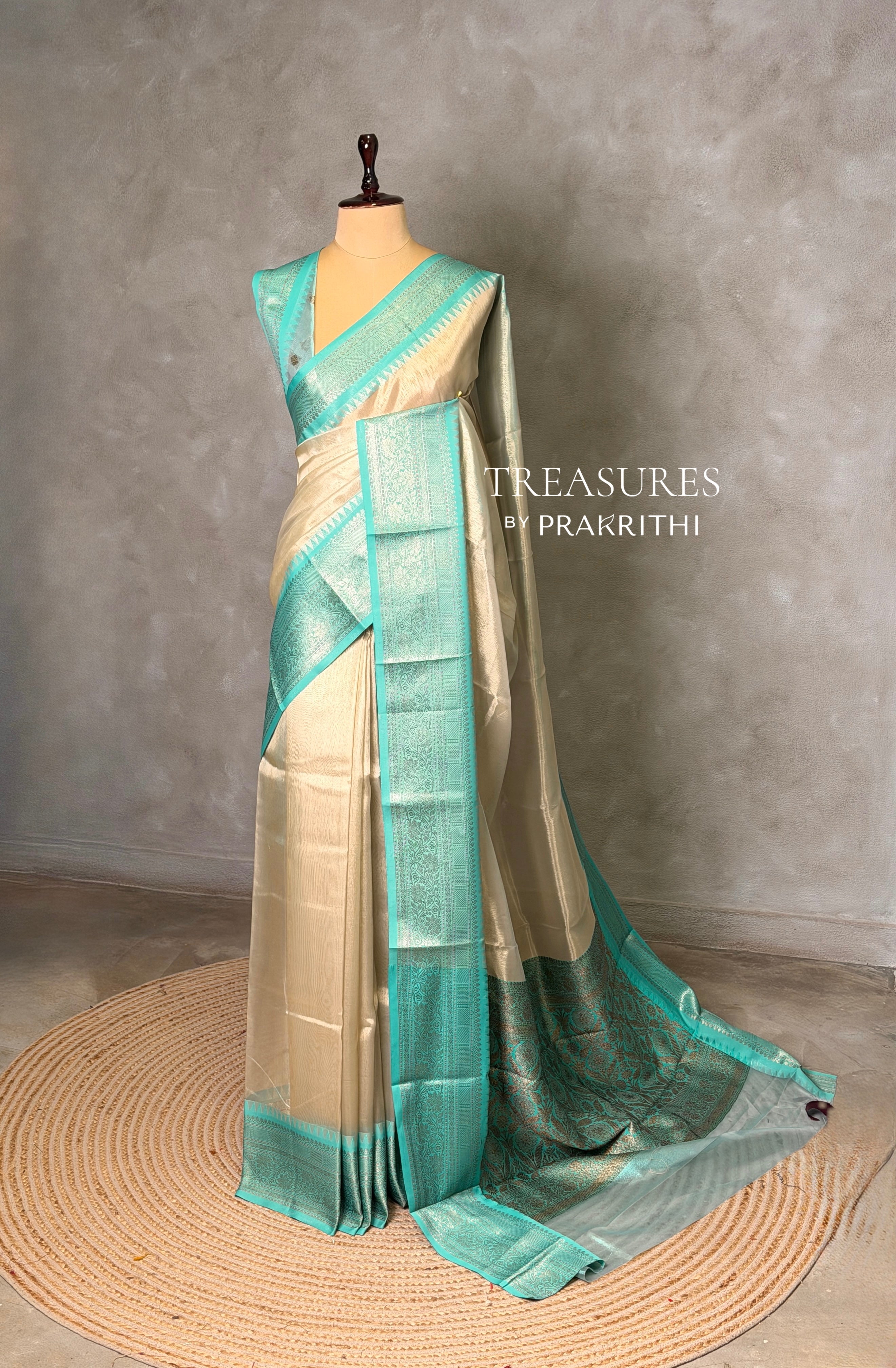Soft Tissue Silk saree - PBRZU5A