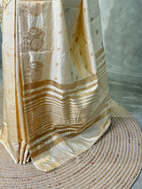 Sandal soft semi tusser silk saree -PBRVT4C