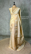 Sandal soft semi tusser silk saree -PBRVT4C