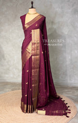 Maroon Pure Viscose Silk Saree - PBRATH1C