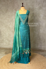Tusser unstitched salwar set: PBRUS10