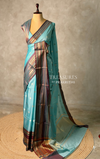 Blue semi silk saree - PIH88A