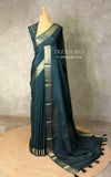 Peacock blue Pure Viscose Silk Saree - PBRATH4G