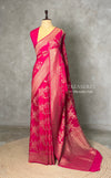 Rani Pink Banarasi georgette Saree - PBRFA1B