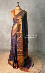 Deep Purple semi silk saree - PIH88F