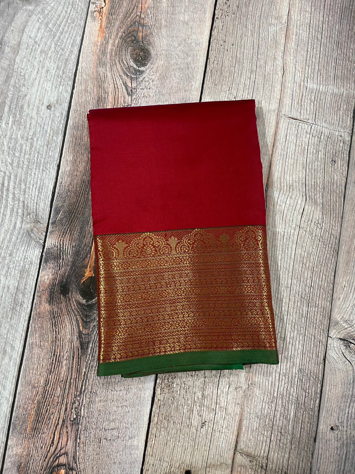 maroon and green kanchipuram soft silk saree - PSSS2