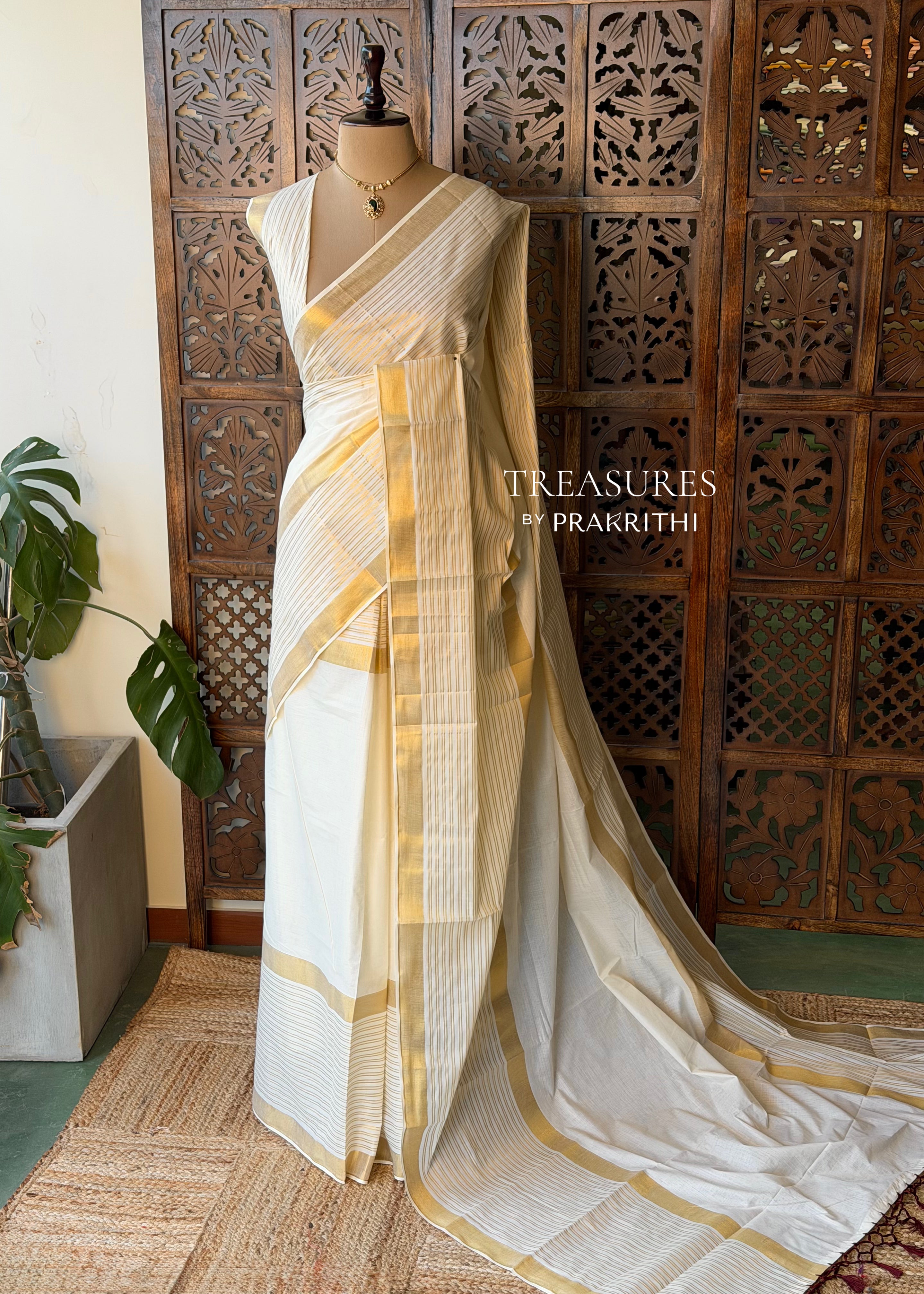 Kerala Cotton saree - ONAM26k2