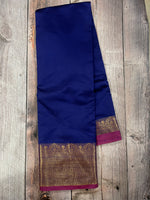 Blue and Purple kanchipuram soft silk saree - PSSS16