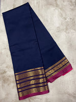 Violet and purple kanchipuram soft silk saree - PSSS32