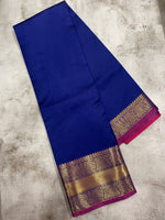 Black and Purple kanchipuram soft silk saree - PSSS36