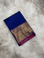 Blue and Purple kanchipuram soft silk saree - PSSS41