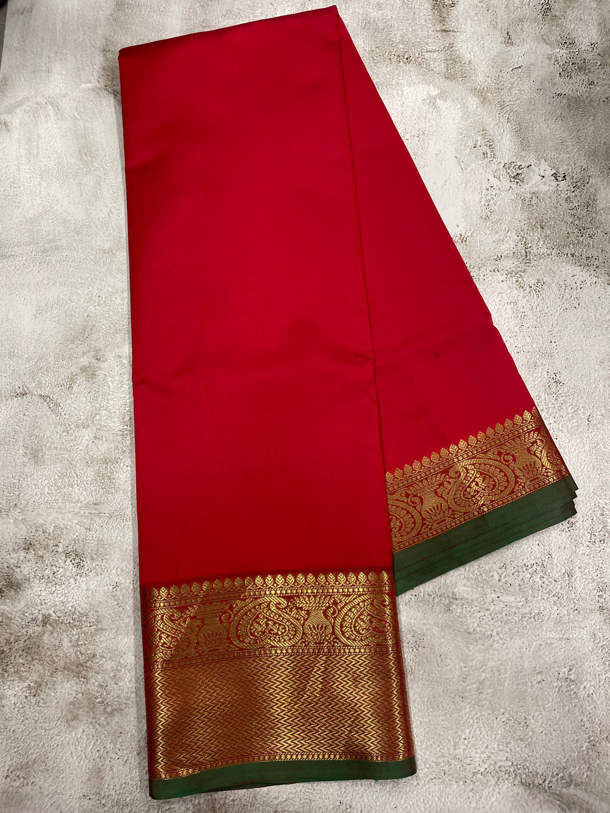 Violet and Green kanchipuram soft silk saree - PSSS45