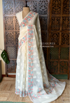 Off white Net Kotta saree - PBR64C