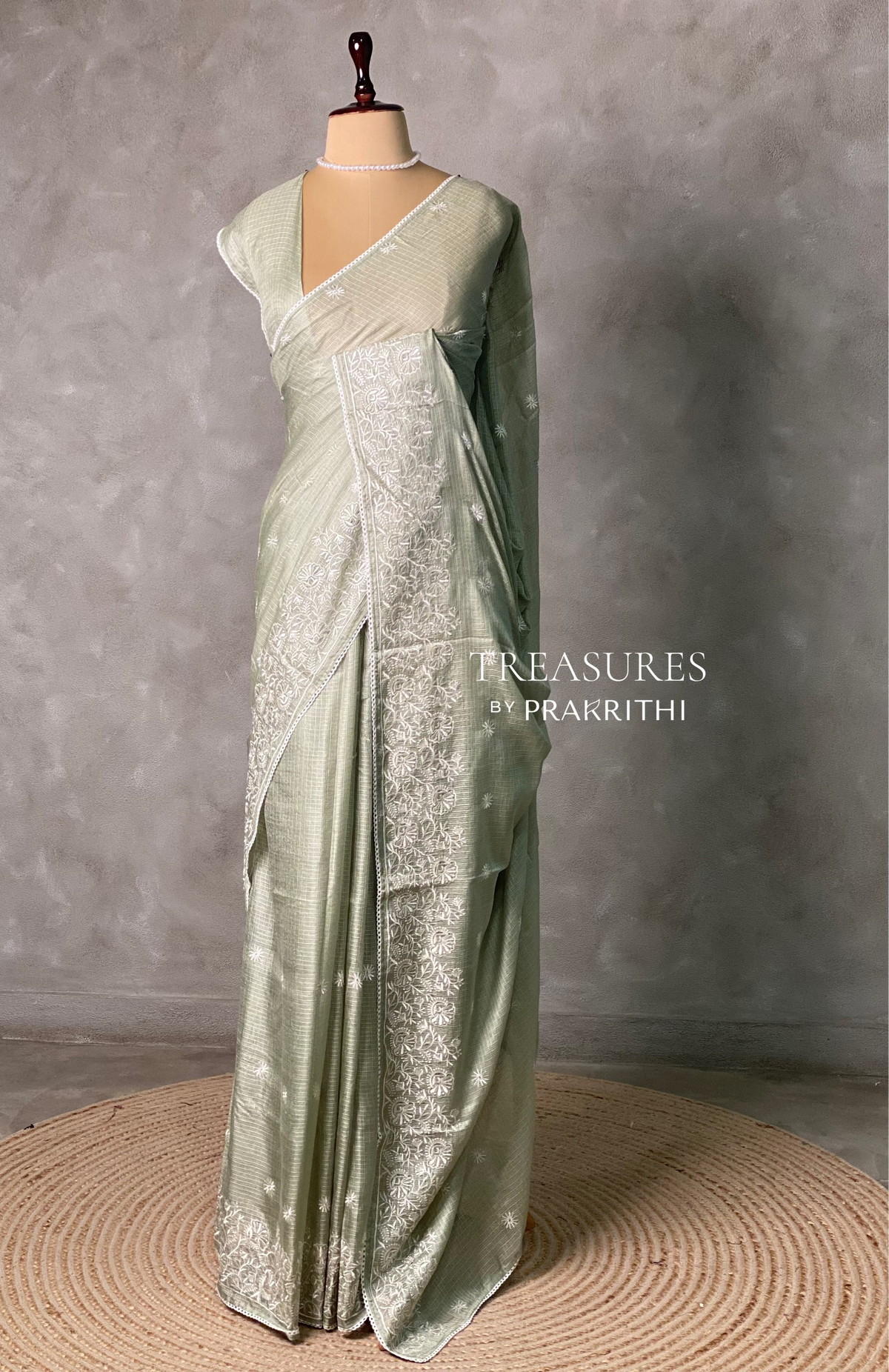 Pastal green soft Kotta saree- PBR33B