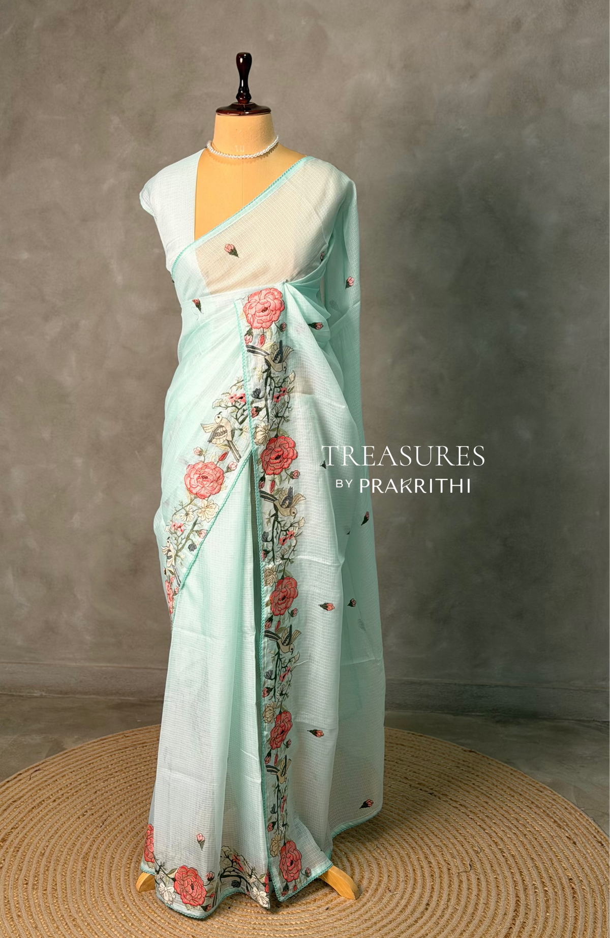 Blue soft Kotta saree- PBR33N