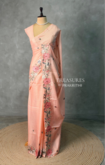 Peach soft Kotta saree- PBR33Q