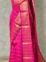 Rani pink Banarasi silk saree - PBRRP4
