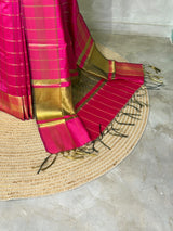 Rani pink Banarasi silk saree - PBRRP4
