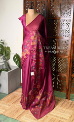 Wine Soft kotta saree - PBR35B