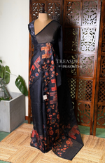 Black Soft kotta saree - PBR35C