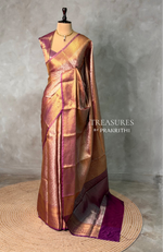 Purple Tissue Banarasi silk saree -PIH66