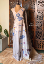 Soft Tusser Silk saree- PBR33T16