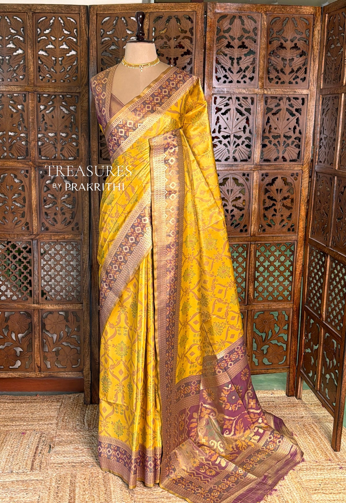 Soft Tissue pochampalli silk Saree - PBRKIV3A