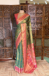 Soft Tissue pochampalli silk Saree - PBRKIV3B