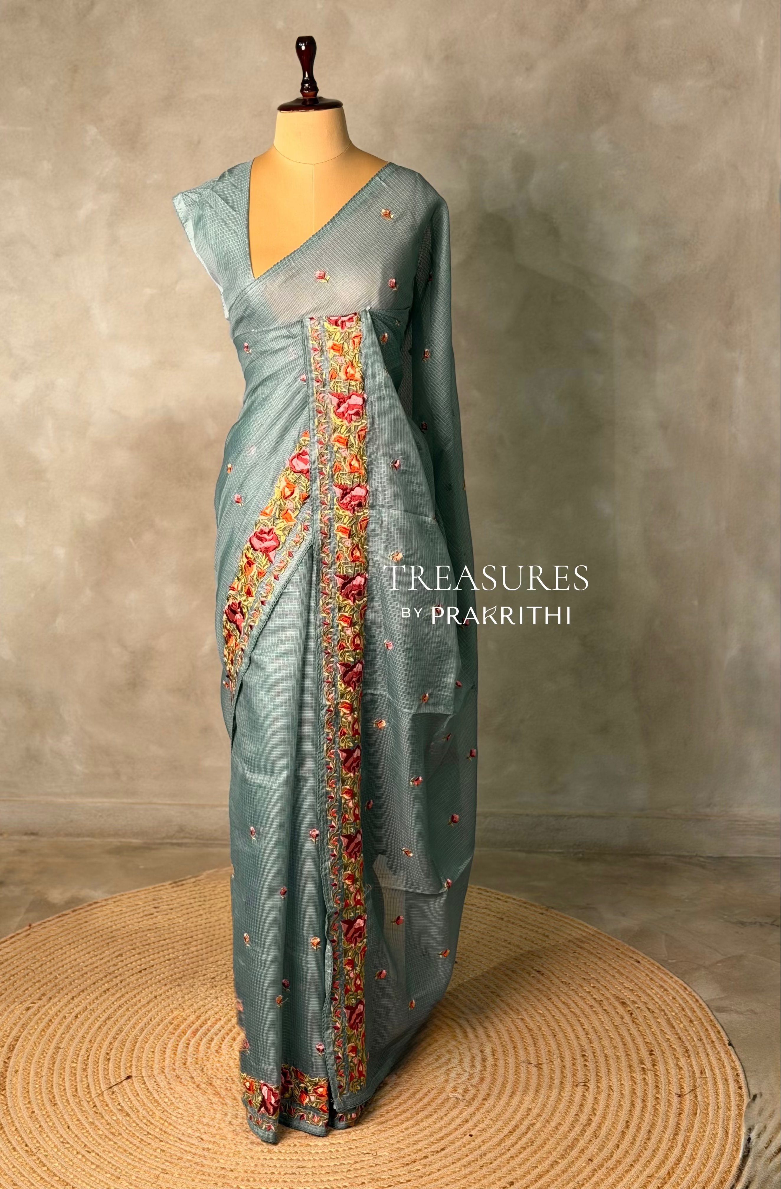 Blue Soft kotta saree- PBR29F