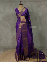Violet Green banarasi silksaree - AISHCK9L