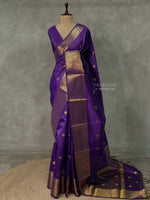 Violet Green banarasi silksaree - AISHCK9L