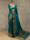 Peacock Blue banarasi silksaree - AISHCK9F