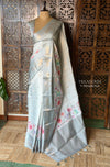 Pastal Blue Soft silk saree: PBR55