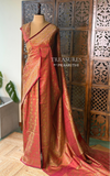Maroon pure Jamwar Tanchui banarasi saree: PBR56E4
