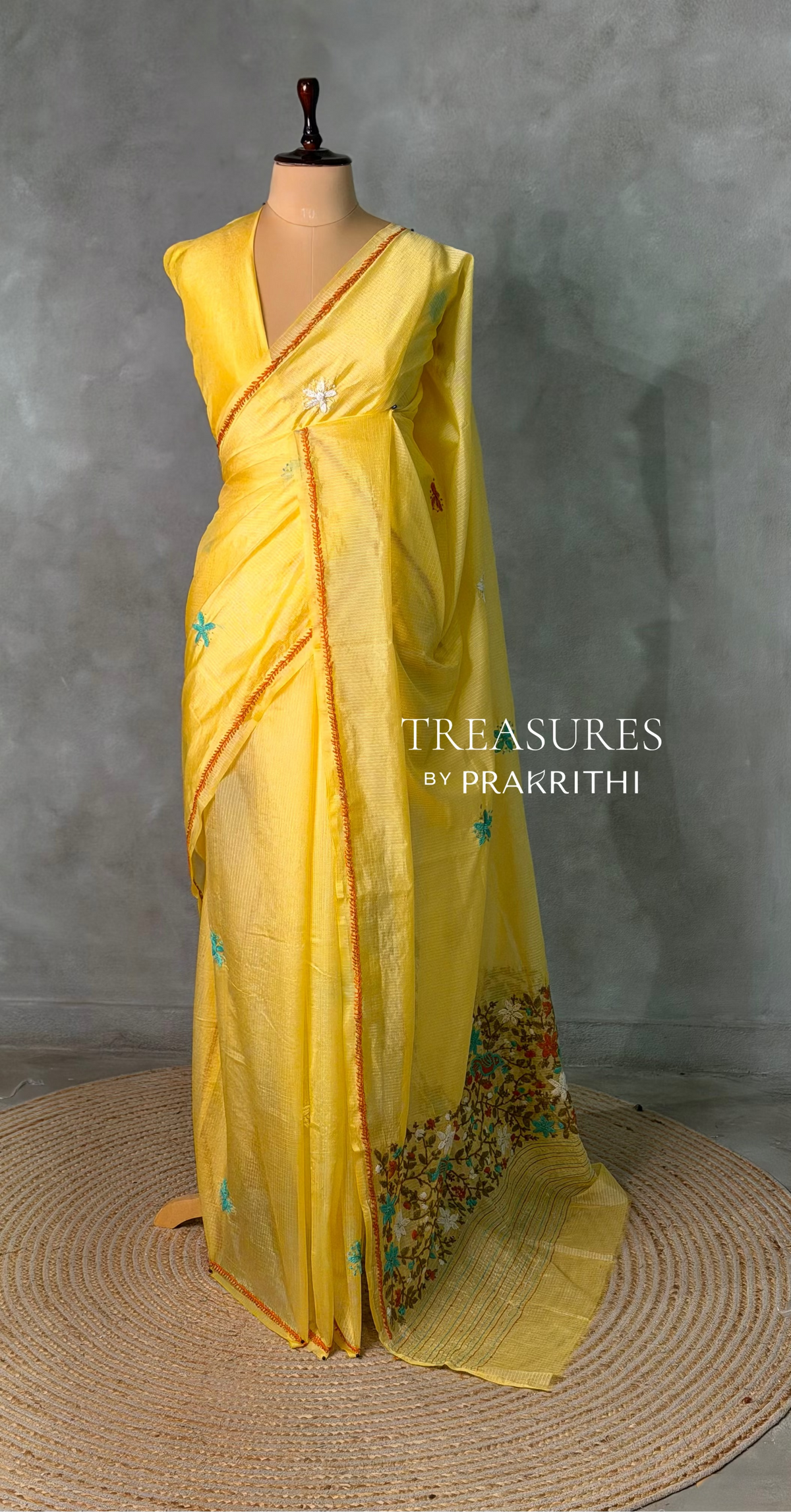 Yellow Silk kotta saree saree- PBR8E
