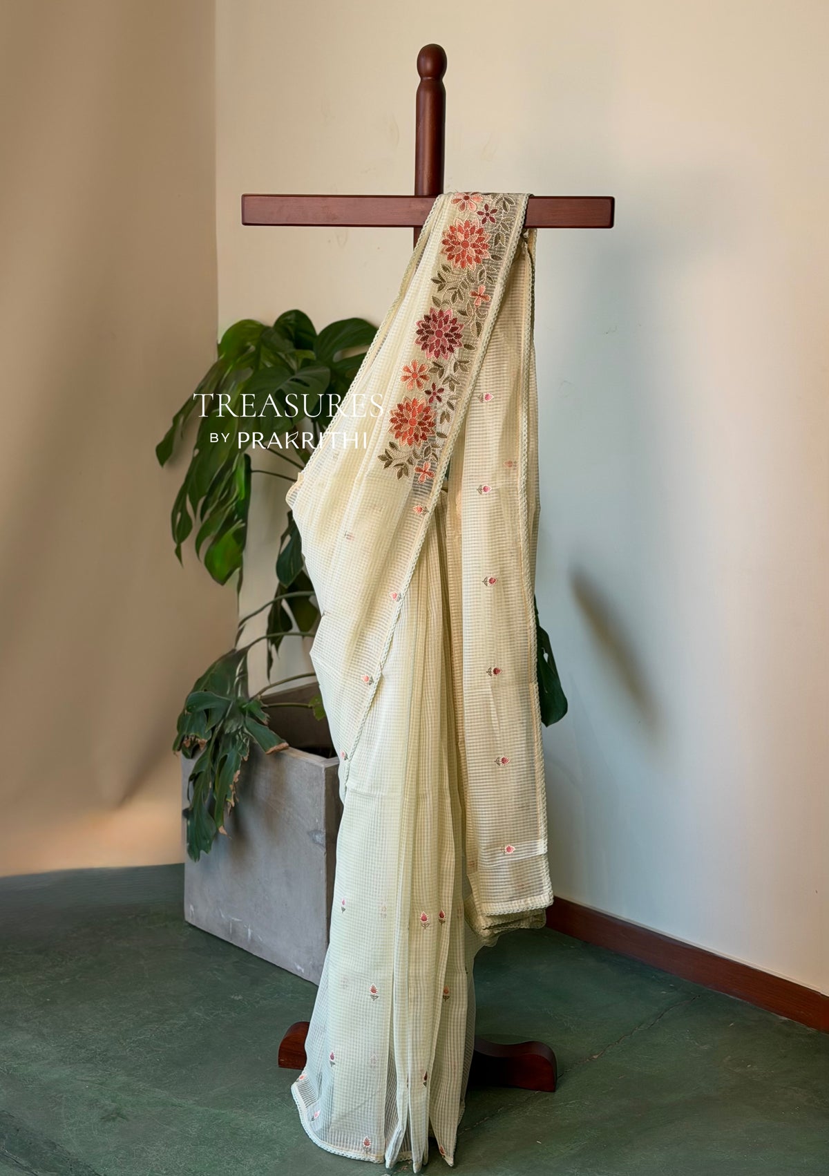 Pastal Green kotta saree saree- PBR8A