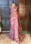 Mauve Shade tusser saree- PBR31T2B