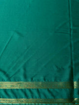 Aqua Blue Banarasi Crape silk saree - PBRHE3